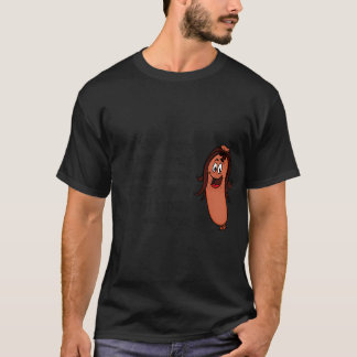 昔々、愛らしい小さなソーセージがいました Tシャツ