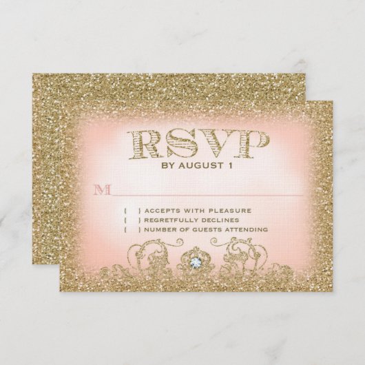 昔々RSVP 出欠カード (正面/裏面)