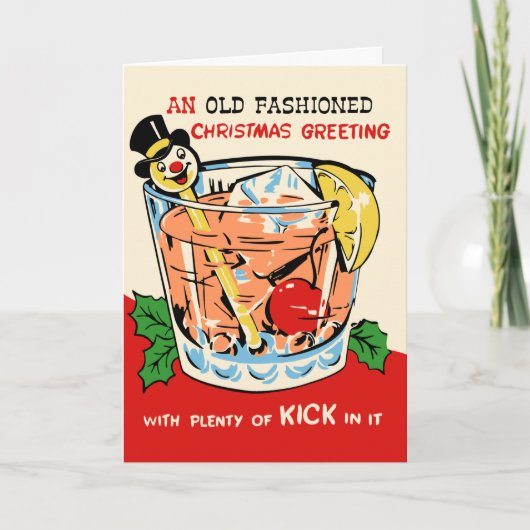 昔ながらのクリスマスカード シーズンカード (正面)