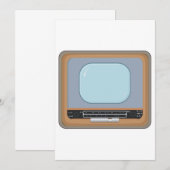 昔ながらのテレビジョン 招待状 (正面/裏面)