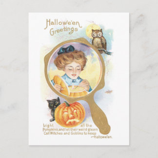 昔ながらのハロウィン ポストカード
