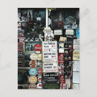 昔ながらの看板 ポストカード