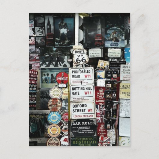 昔ながらの看板 ポストカード (正面)