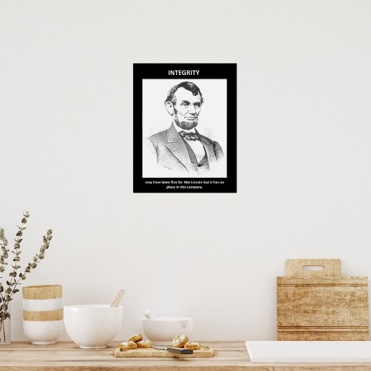 昔ながらの素晴らし誠実さだが ポスター (キッチン)