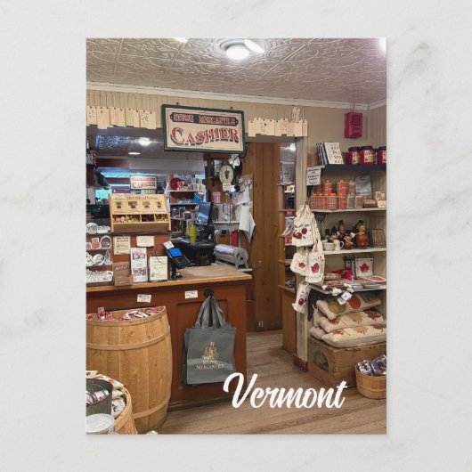 昔ながらの雑貨店 シーズンポストカード (正面)