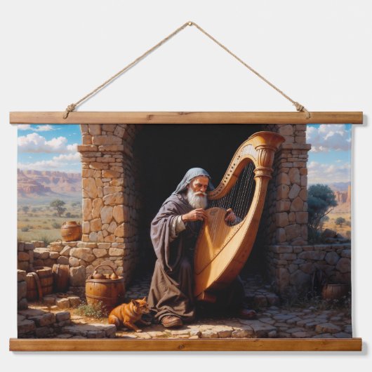 昔ながらの魂の詩篇 吊り下げ型タペストリー (正面)