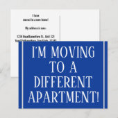 昔ながりのクラシックな新居ポストカード 案内ポストカード (正面/裏面)