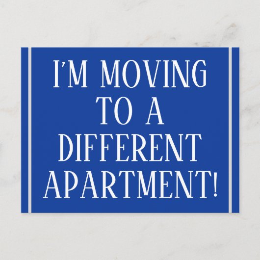 昔ながりのクラシックな新居ポストカード 案内ポストカード (正面)