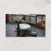 昔ながりの顕微鏡 名刺 (裏面)