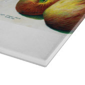 昔のりんごのガラスまな板 カッティングボード (角)