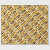 昔のサーカス ラッピングペーパー (フラット)