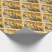 昔のサーカス ラッピングペーパー (角)