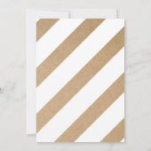 昔のシャワー|性別公開招待状 招待状 (裏面)