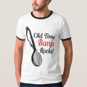 昔のバンジョーの人の信号器のTシャツ Tシャツ