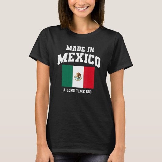 昔のメキシコ製メキシコ国旗 Tシャツ (正面)