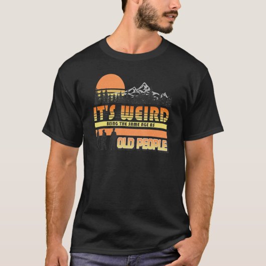 昔の人風変わり々のビンタと同じ年だ Tシャツ (正面)