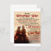 昔の夫と夫婦仲が良い サンキューカード (正面/裏面)