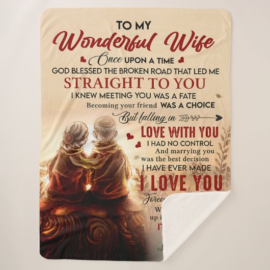 昔の夫と夫婦仲が良い シェルパブランケット (正面)