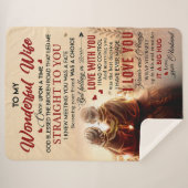 昔の夫と夫婦仲が良い シェルパブランケット (正面(横))