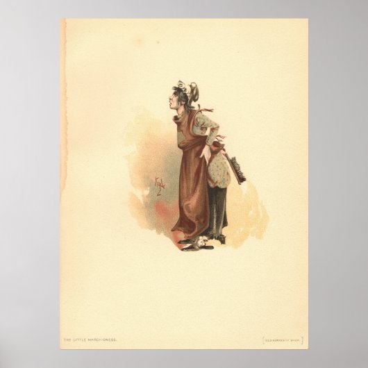 昔の好奇心旺盛な店の小さな男らしさ ポスター (正面)