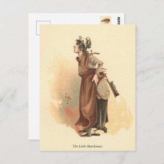 昔の好奇心旺盛な店の小さな男らしさ ポストカード (正面/裏面)