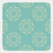 昔の花シール スクエアシール (正面)