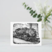 昔の蒸気機関車 ポストカード (スタンド正面)