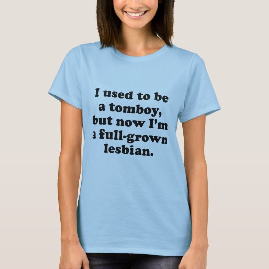 昔はボーイッシュだった Tシャツ (正面)