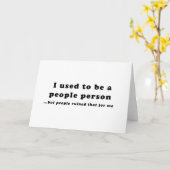 昔は人間だった… カード (黄色い花)