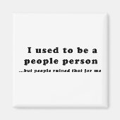 昔は人間だった… マグネット (正面)