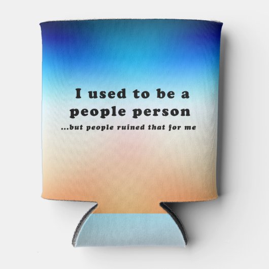 昔は人間だった… 缶クーラー (正面)