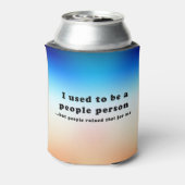 昔は人間だった… 缶クーラー (缶裏面)