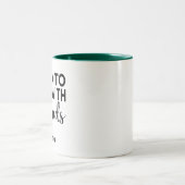 昔は伝説を使って作業してた名前をカスタムする ツートーンマグカップ (中央)