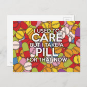 昔は気を使った ポストカード (正面/裏面)