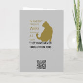 昔は猫は神として信仰されていたv5 カード (裏面)