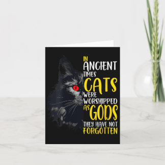 昔は猫は神のペットとして信仰されていた カード