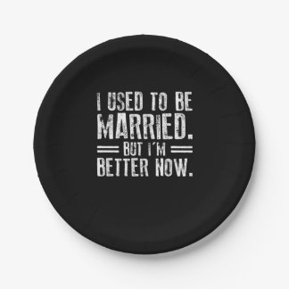 昔は結婚しただが今は好い ペーパープレート