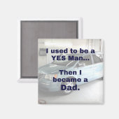 昔はyesでパパ マグネット (正面/裏面)