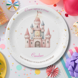 昔むかしプリンセスの誕生日 ペーパープレート