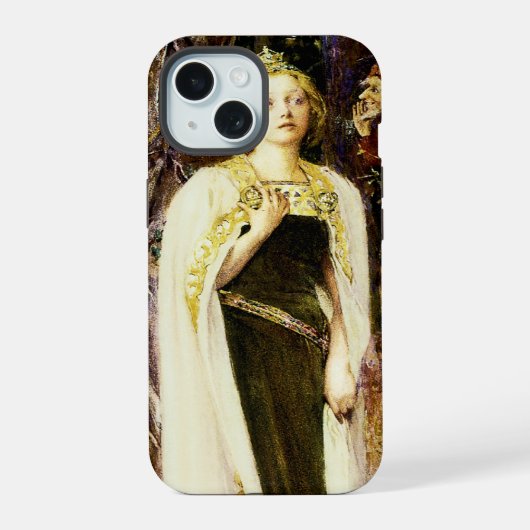 昔むかし iPhone 15ケース (裏面)