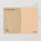 昔を語ろうの招待状 ポストカード (裏面)