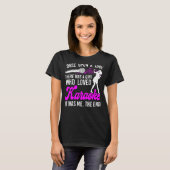 昔カラオケ歌手の女の子Wがいた Tシャツ (正面フル)