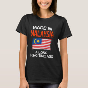 昔マレーシアで作られたマレーおもしろいシアB Tシャツ