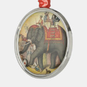 昔実行象 メタルオーナメント (左)