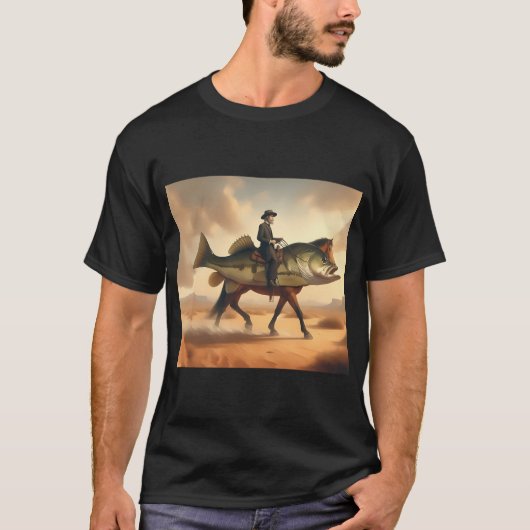 昔捕まえた大きなやつ Tシャツ (正面)