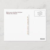 昔音楽~バイオリン弾き ポストカード (裏面)