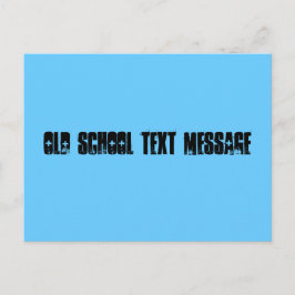 昔風のテキストメッセージ ポストカード