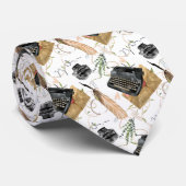 昔風の書き込みパターンが並んだ ネクタイ (ロール)