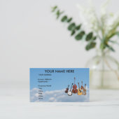 昔BAND-BUSINESSカード 名刺 (スタンド正面)