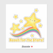 星々に励ましの言葉を求めやる気を起こさせるる シール (シート)